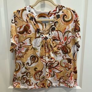 Alfred Dunner Short Sleeve Top